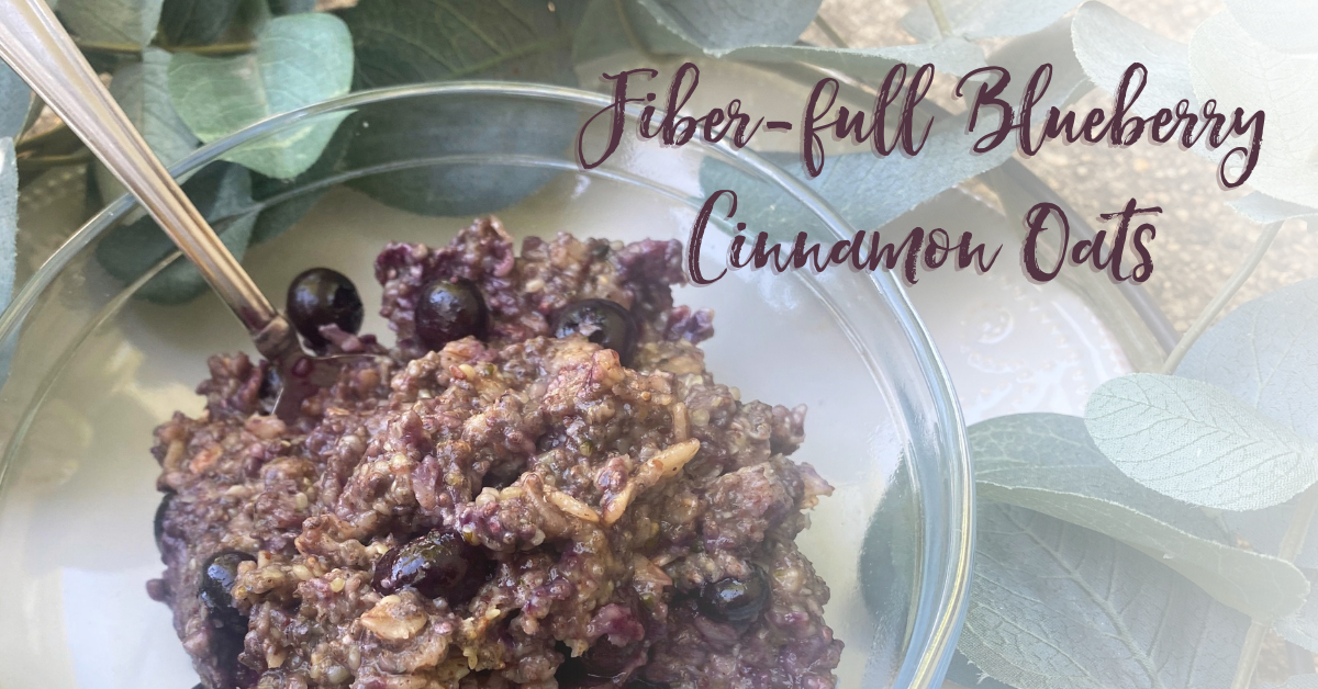 Recipe Fiberfull Blueberry Cinnamon Oats Summerfield Custom Wellness