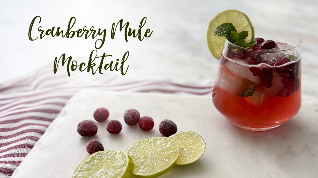 Recipe: Cranberry Mule Mocktail